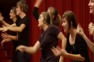 High school Drama students